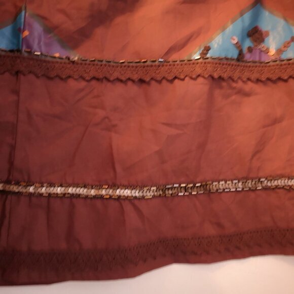 Reserved Casual Ladies Size Large (14) Bo Ho Inspired A-line Skirt - Picture 10 of 11